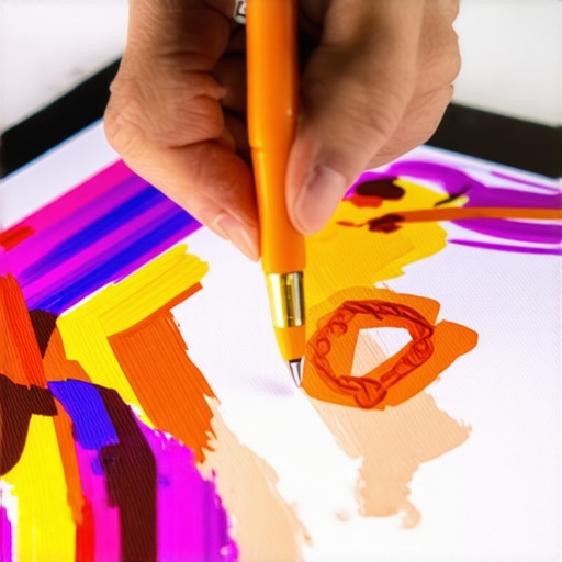 Enhance Your Creative Workflow with the Right Hardware A digital artist working on a high-res display with a stylus, illustrating precision and clarity in digital art